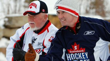 Ron MacLean and Don Cherry