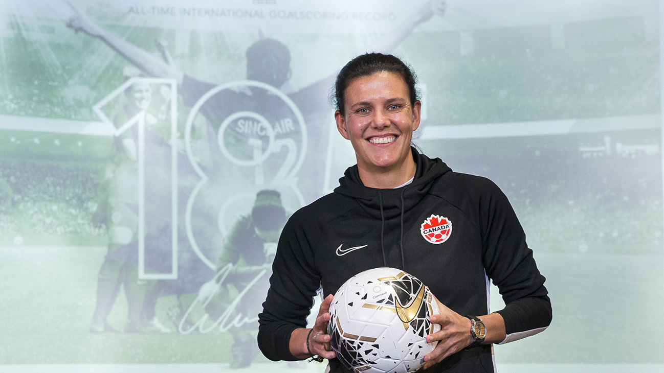 Christine Sinclair Makes her Sixth World Cup Appearance