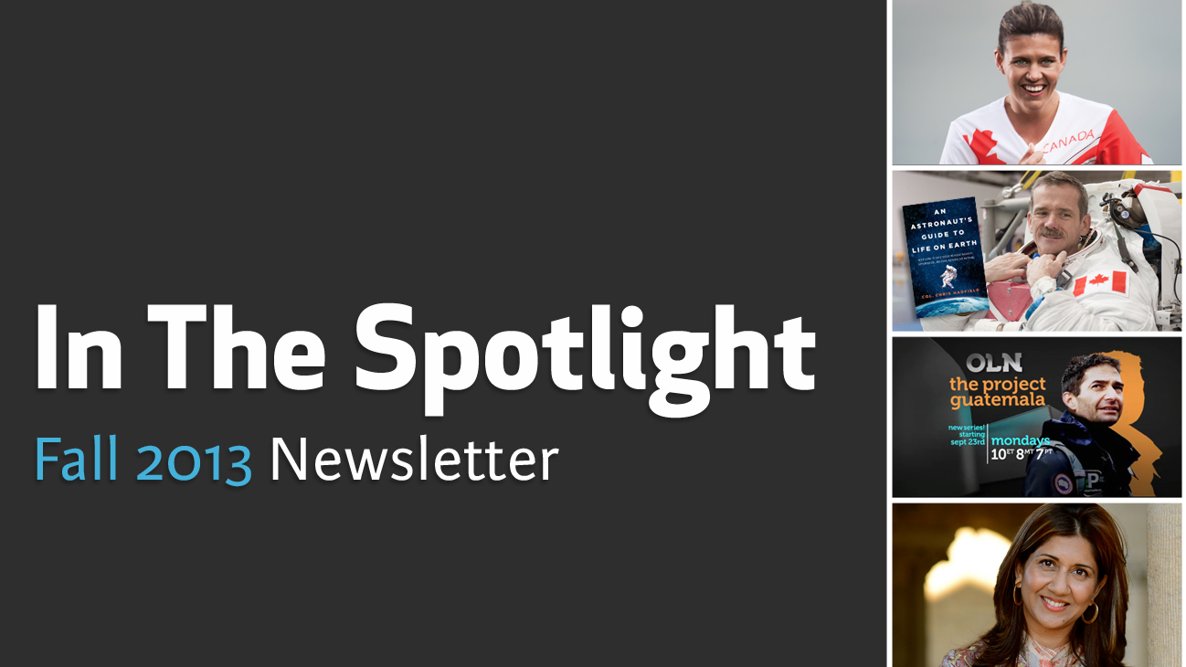 In The Spotlight: Fall 2013 Newsletter