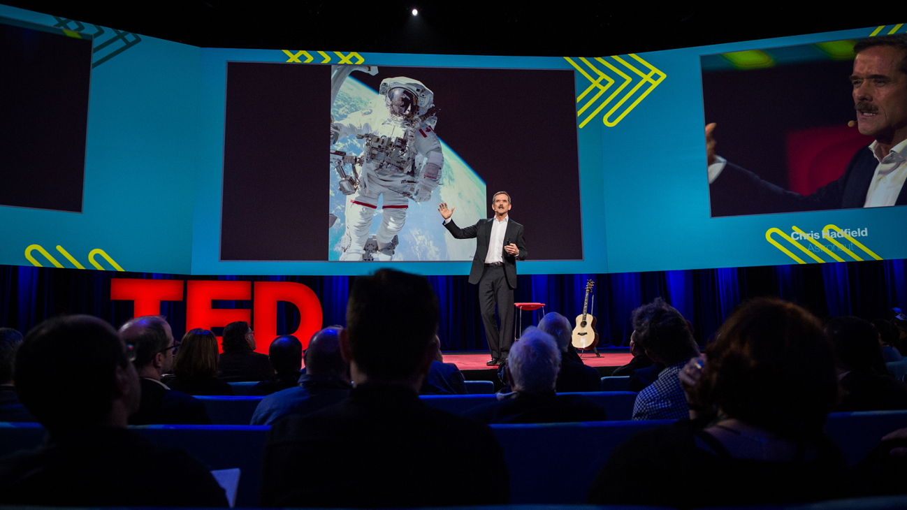 Colonel Chris Hadfield Launches TED 2014 With Scary Space Stories