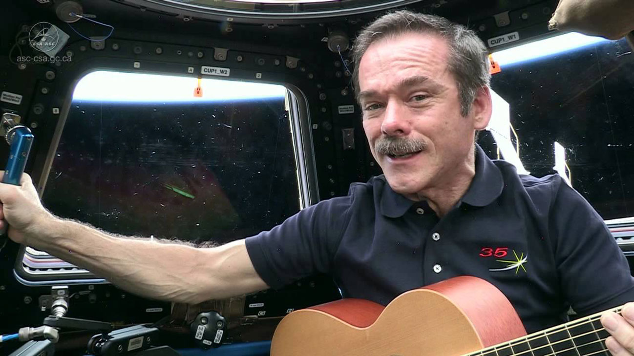 Colonel Chris Hadfield’s New Album, <I>Space Sessions: Songs From A Tin Can</I>