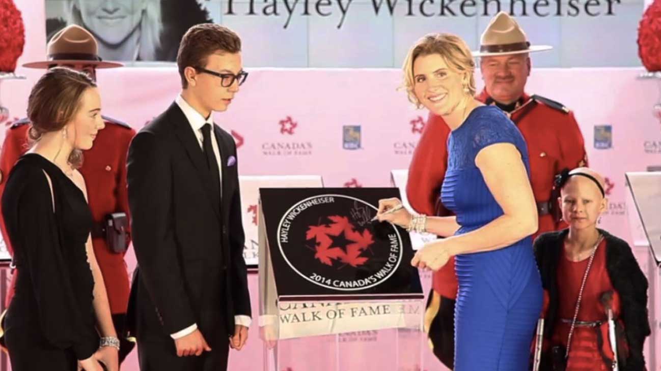 Hayley Wickenheiser Inducted into Canada’s Walk of Fame