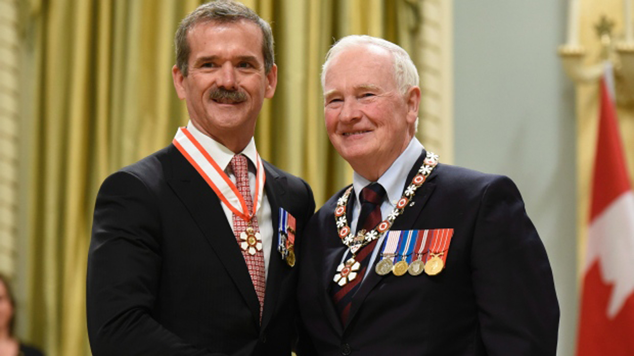 Chris Hadfield Receives Order of Canada