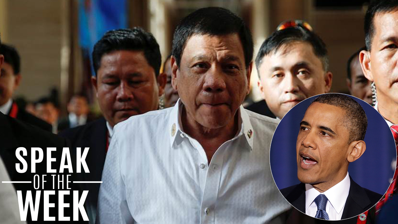 Speak Of The Week: President Rodrigo Duterte