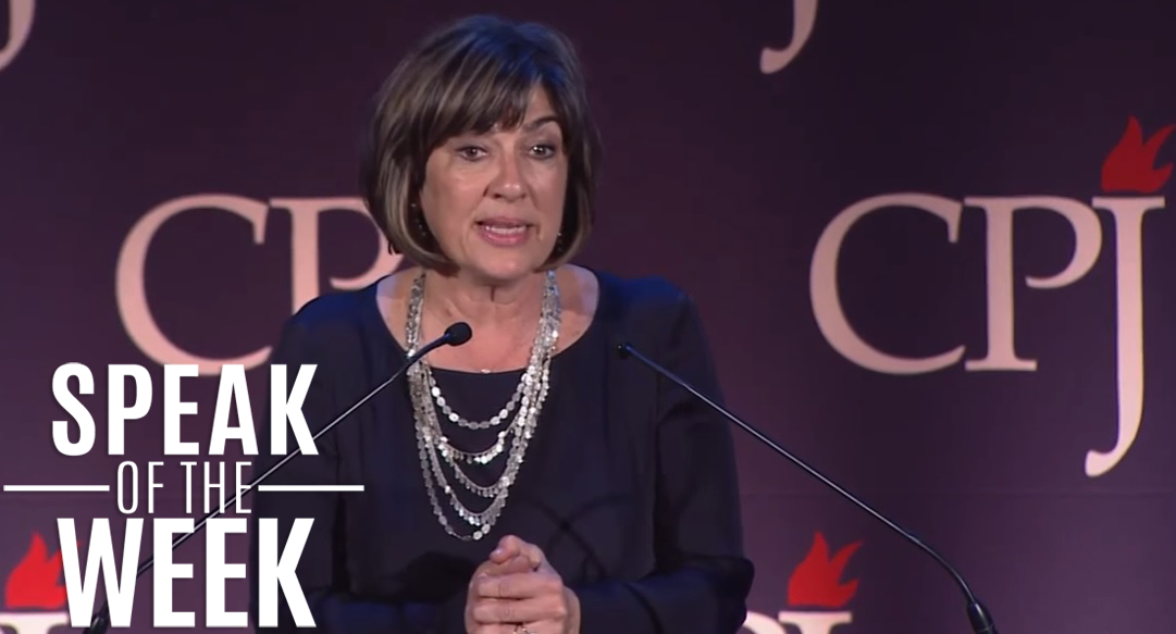 Speak Of The Week: Christiane Amanpour