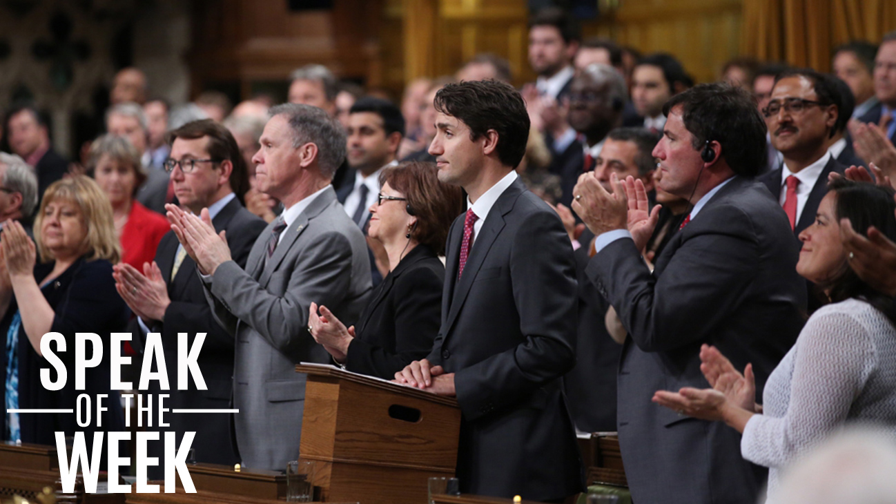 Speak Of The Week: Prime Minister Justin Trudeau