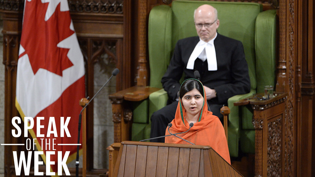 Speak Of The Week: Malala Yousafzai