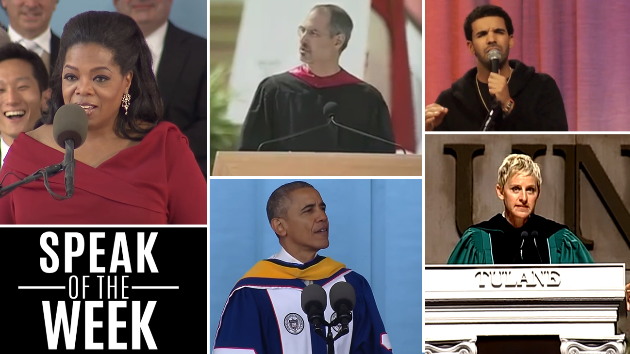 Speak Of The Week: Five Excellent Convocation Speeches