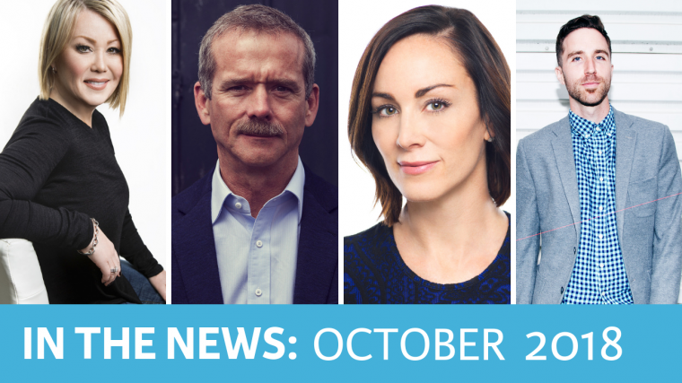 Speakers in the News in October 2018