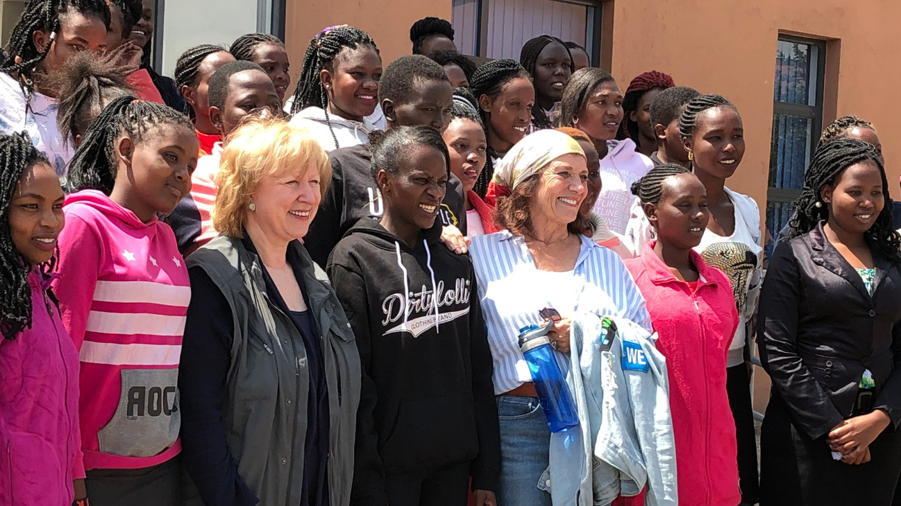 Margaret Trudeau in Kenya