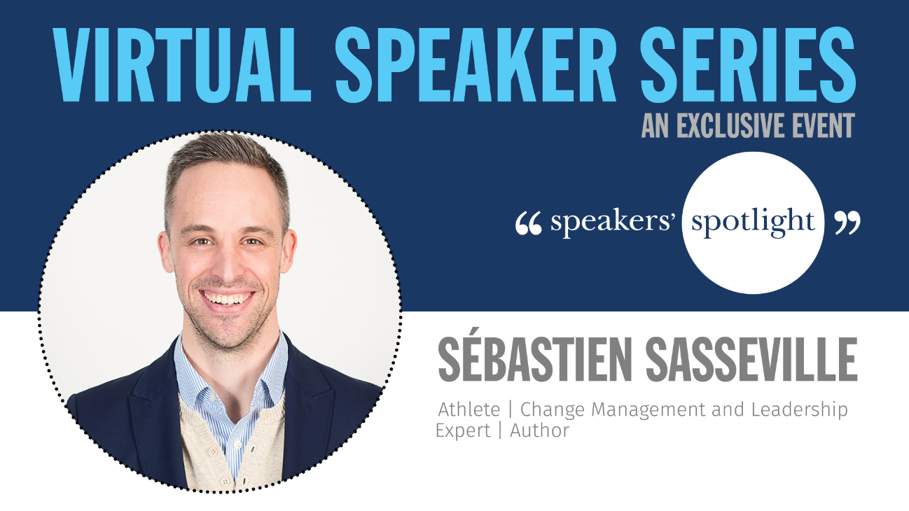 Sébastien Sasseville Virtual Speaker Series Header Image