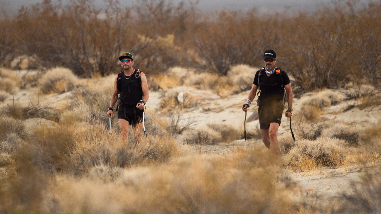 Ray Zahab trekking through Death Valley 2021