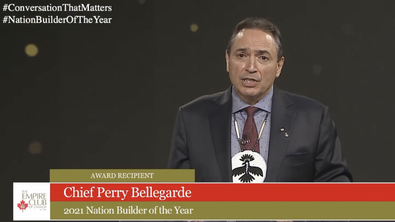 Chief Perry Bellegarde: “Our future… will depend on our ability to break down the walls that divide us.”