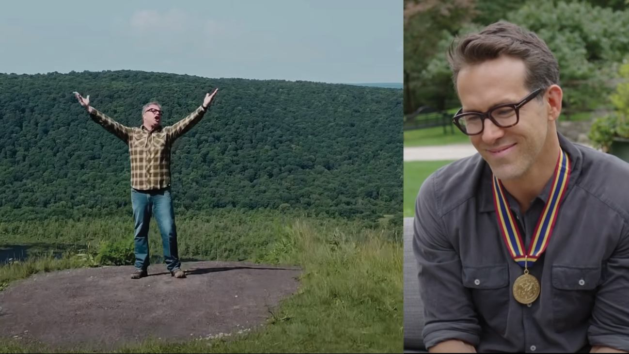 Steven Page and Ryan Reynolds