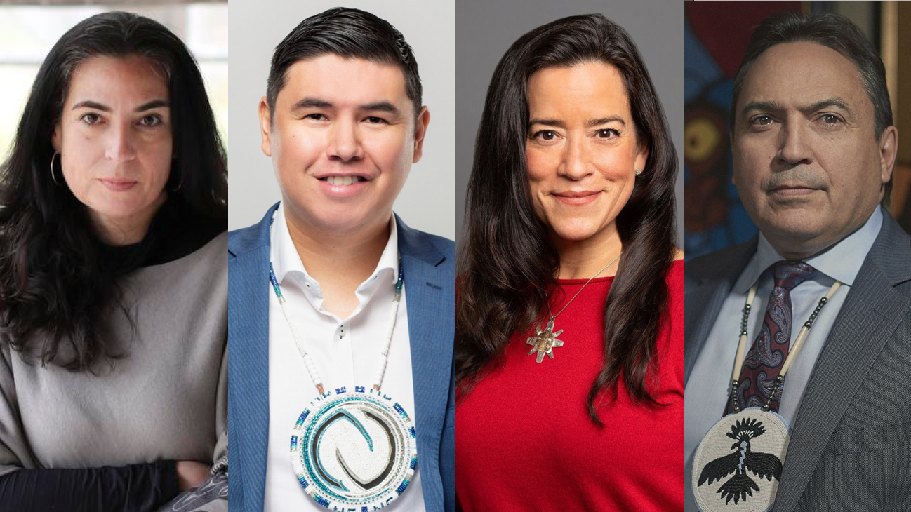 Tanya Talaga, Kendal Netmaker, Jody Wilson-Raybould, and Perry Bellegarde