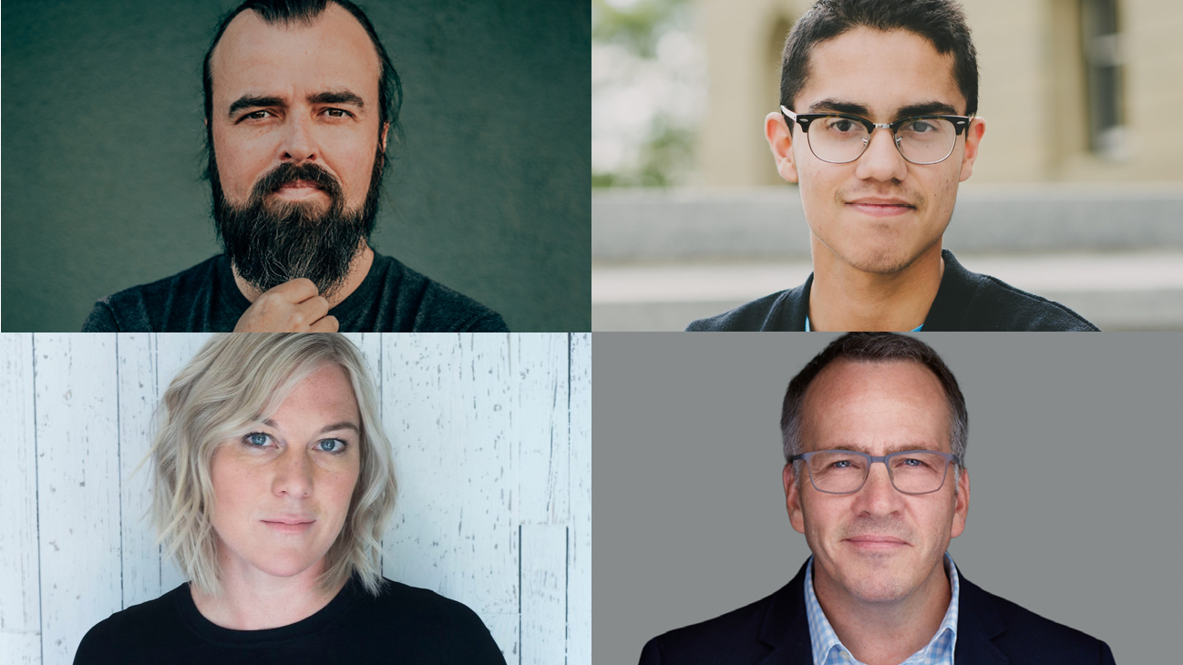 Scott Stratten, Swish Goswami, Nicole Verkindt, and Ron Tite