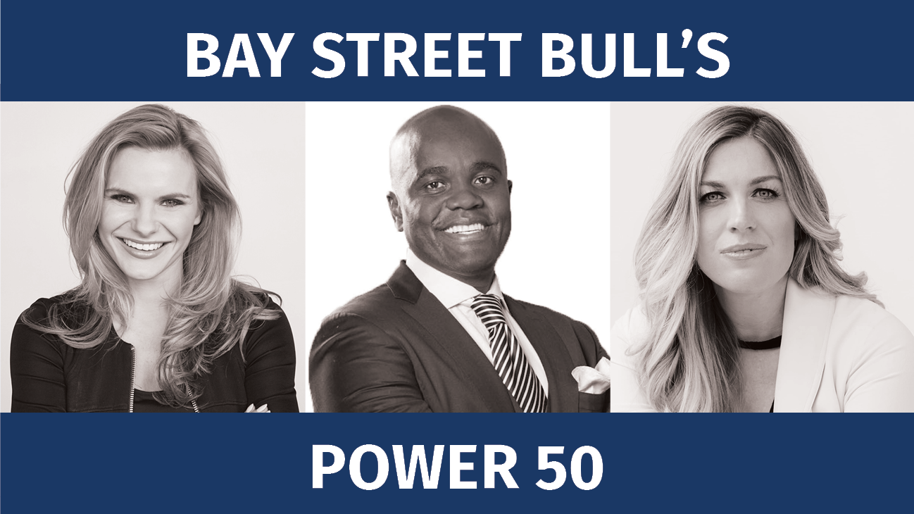 Bay Street Bull's Power 50: Michele Romanow, Wes Hall, and Joanna Griffiths