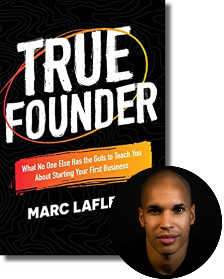 Marc Lafleur and his book, True Founder