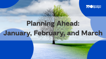 Planning Ahead: January, February, and March
