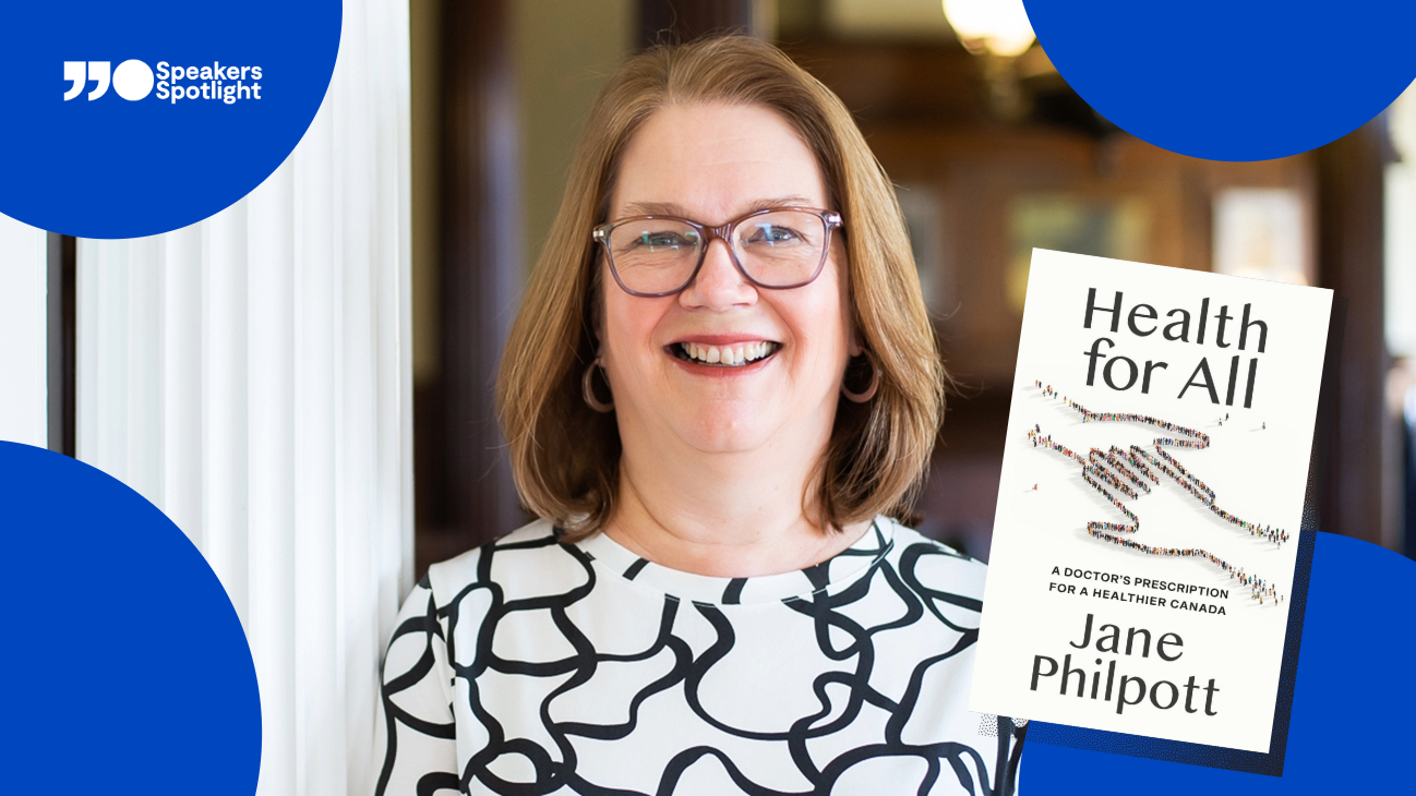 The Honourable Jane Philpott and her new book, Health for All