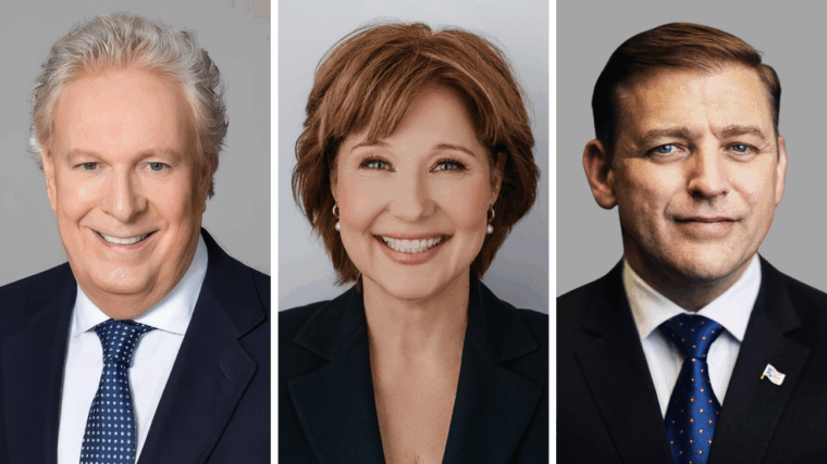 The Hon. Jean Charest, The Hon. Christy Clark, and The Hon. Andrew Furey