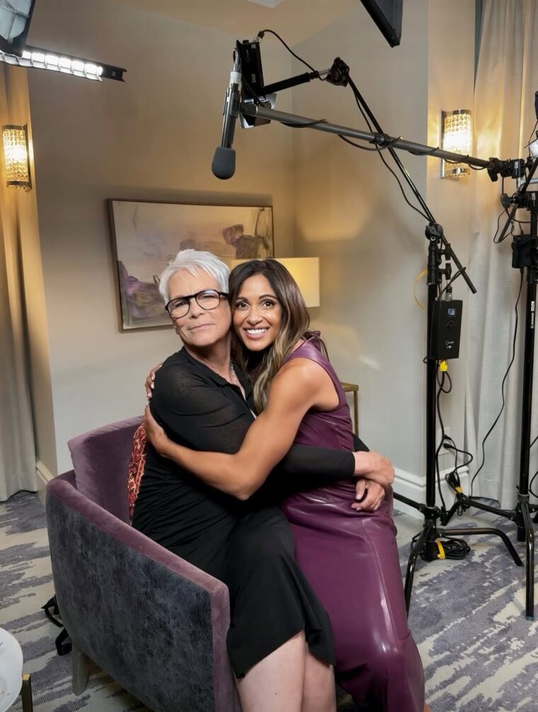 Jamie Lee Curtis and Sangita Patel
