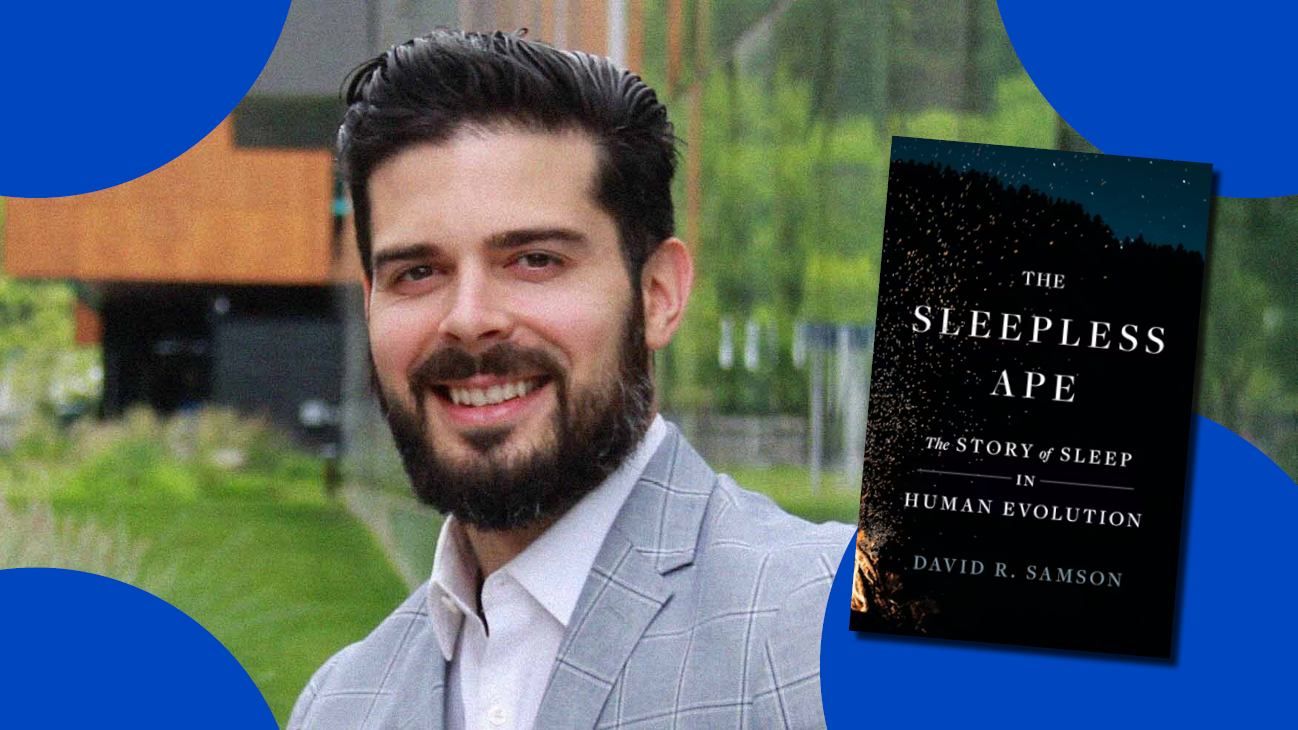 David R. Samson and his new book, The Sleepless Ape