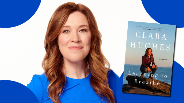 Clara Hughes and her new book, Learning to Breathe